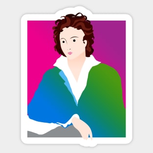 PERCY BYSSHE SHELLEY - POP ART ILLUSTRATION Sticker